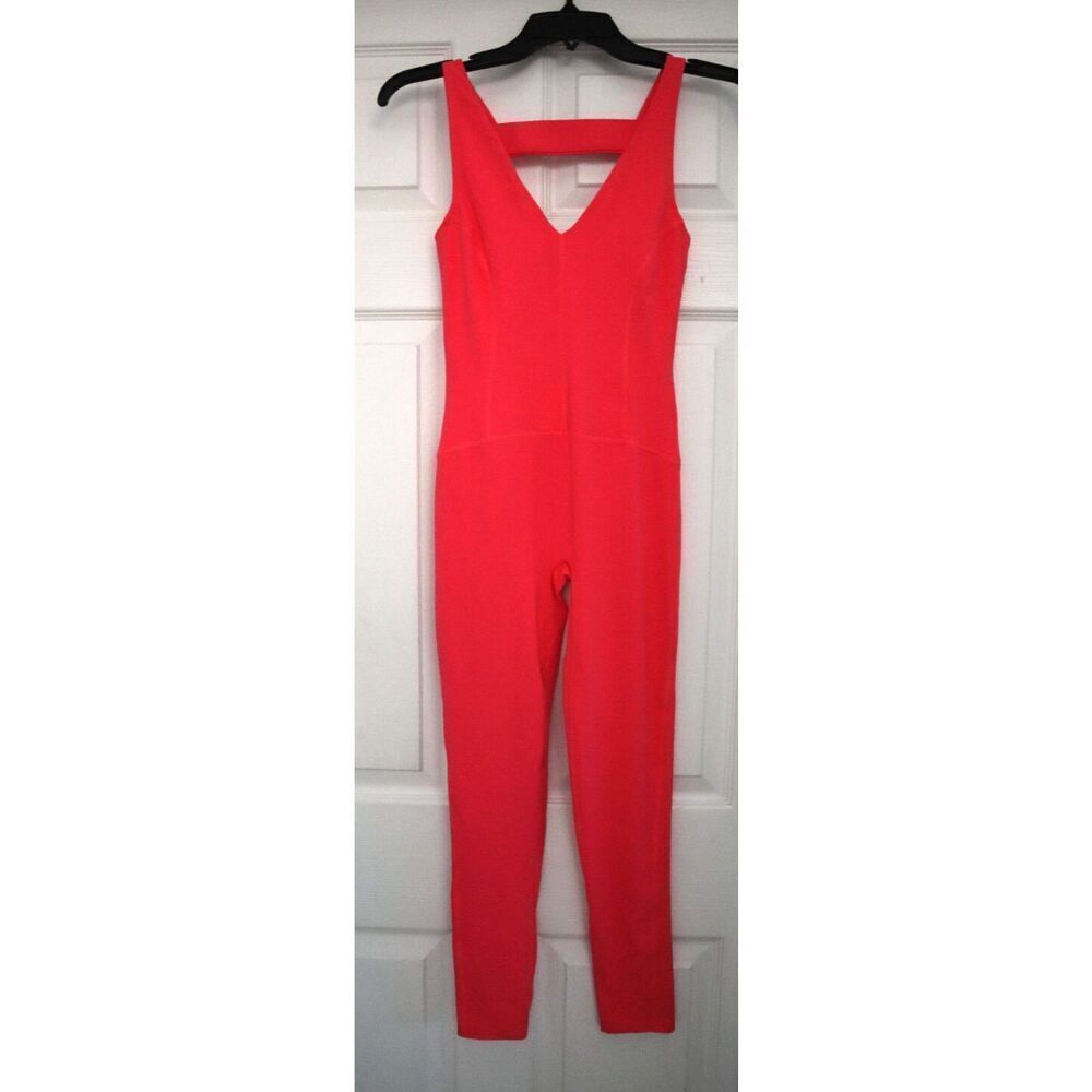 FP Movement OB1745676 Women's Sz XL Neon Pink Never Better 1-Piece Jumpsuit